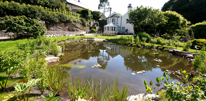 Garden & wildlife ponds South Devon | Natural garden ponds - Wagland land & waterscape, South Devon